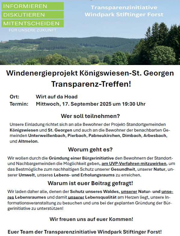 Transparenz Treffen Haid 0925